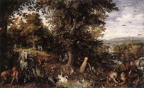 The Garden of Eden, by Jan Brueghel the Elder, 1568-1625