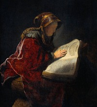 The Prophetess Anna, by Rembrandt