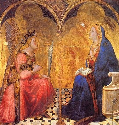 Annunciation, by Ambrogio Lorenzetti