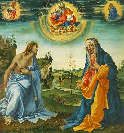 Lippi: Intercession of Christ and Mary