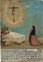 19th c. Mexican ex-voto laminas