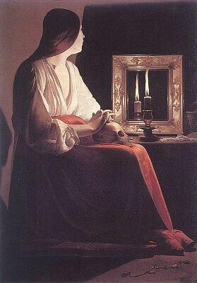 The Penitent Magdalen, by Georges de La Tour, 1638-43