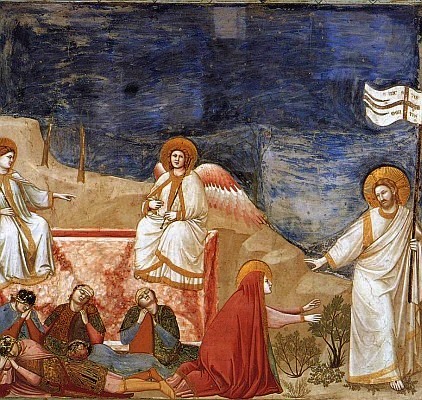 Noli me tangere, by Giotto