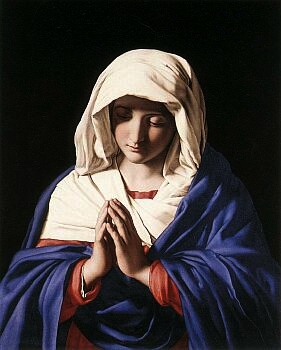 Mary, by Sassoferrato