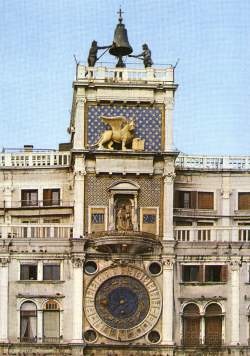 Torre dell’Orologio in Piazza San Marco, Venice (the clock tower in St. Mark's Square, Venice)