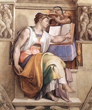 Erythraean Sybil, by Michelangelo (Sistine Chapel)