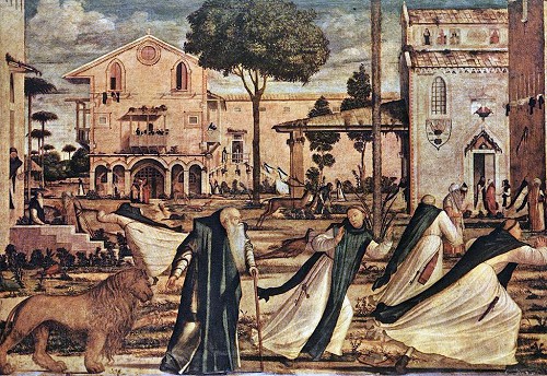 St Jerome and the Lion, by Vittorio Carpaccio, 1502