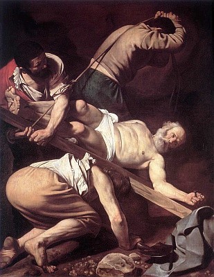 Crucifixion of St. Peter, by Caravaggio